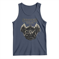 Retro Cryptid Hunter Tank Top Mothman Bigfoot Loch Ness Monster Cryptids - Wonder Print Shop