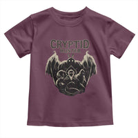 Retro Cryptid Hunter Toddler T Shirt Mothman Bigfoot Loch Ness Monster Cryptids - Wonder Print Shop