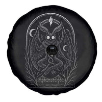 Mothman Spare Tire Cover Cryptid Paranormal Occult Horror Gothic Monster - Wonder Print Shop