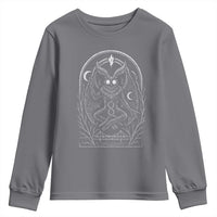Mothman Youth Sweatshirt Cryptid Paranormal Occult Horror Gothic Monster - Wonder Print Shop