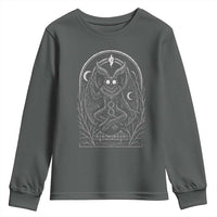 Mothman Youth Sweatshirt Cryptid Paranormal Occult Horror Gothic Monster - Wonder Print Shop