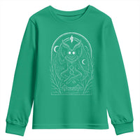 Mothman Youth Sweatshirt Cryptid Paranormal Occult Horror Gothic Monster - Wonder Print Shop