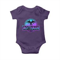 Mothman Baby Onesie Retro Neon Cryptid Paranormal Horror Monster - Wonder Print Shop