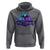 Mothman Hoodie Retro Neon Cryptid Paranormal Horror Monster - Wonder Print Shop