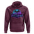 Mothman Hoodie Retro Neon Cryptid Paranormal Horror Monster - Wonder Print Shop