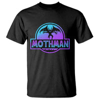 Mothman T Shirt Retro Neon Cryptid Paranormal Horror Monster - Wonder Print Shop