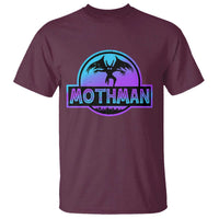 Mothman T Shirt Retro Neon Cryptid Paranormal Horror Monster - Wonder Print Shop
