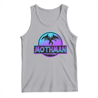 Mothman Tank Top Retro Neon Cryptid Paranormal Horror Monster - Wonder Print Shop
