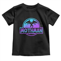 Mothman Toddler T Shirt Retro Neon Cryptid Paranormal Horror Monster - Wonder Print Shop