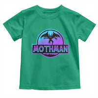 Mothman Toddler T Shirt Retro Neon Cryptid Paranormal Horror Monster - Wonder Print Shop