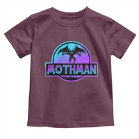 Mothman Toddler T Shirt Retro Neon Cryptid Paranormal Horror Monster - Wonder Print Shop