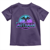 Mothman Toddler T Shirt Retro Neon Cryptid Paranormal Horror Monster - Wonder Print Shop