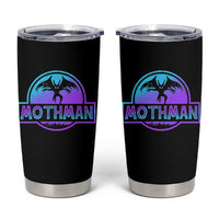 Mothman Tumbler Cup Retro Neon Cryptid Paranormal Horror Monster - Wonder Print Shop