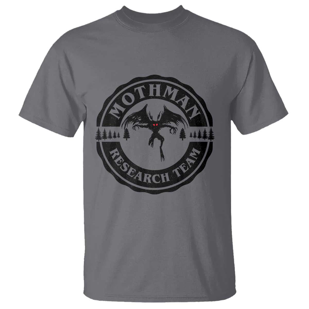 Mothman Research Team T Shirt Retro Vintage Cryptid Paranormal Horror Monster Hunter - Wonder Print Shop