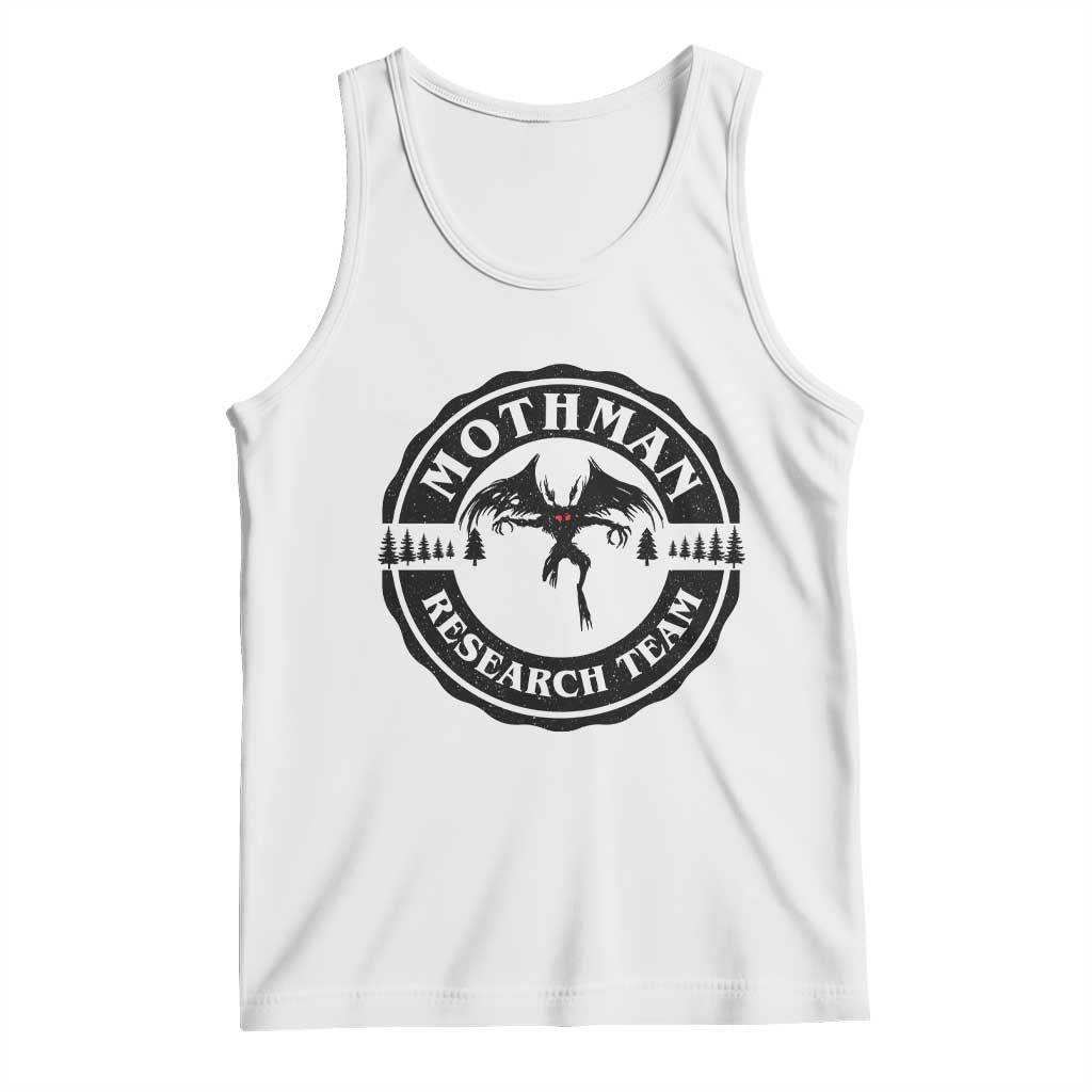 Mothman Research Team Tank Top Retro Vintage Cryptid Paranormal Horror Monster Hunter - Wonder Print Shop