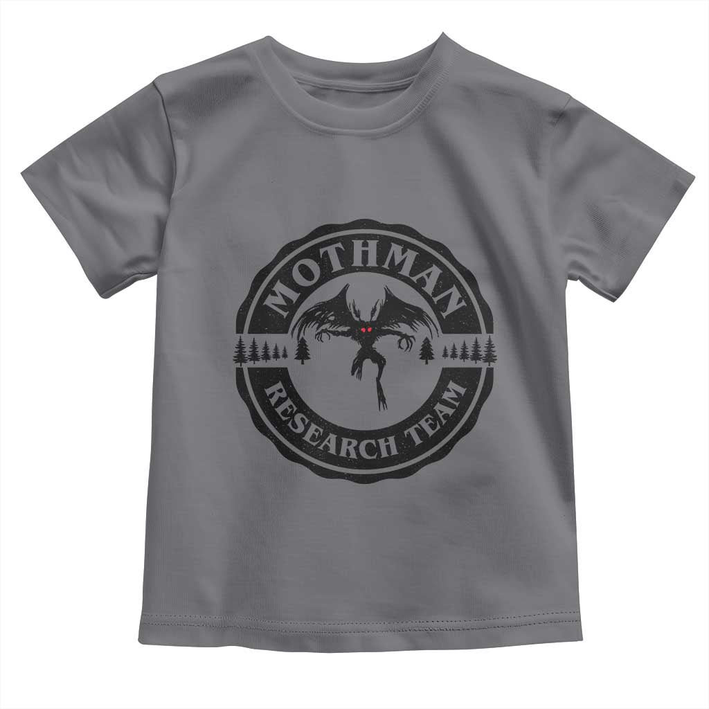 Mothman Research Team Toddler T Shirt Retro Vintage Cryptid Paranormal Horror Monster Hunter - Wonder Print Shop