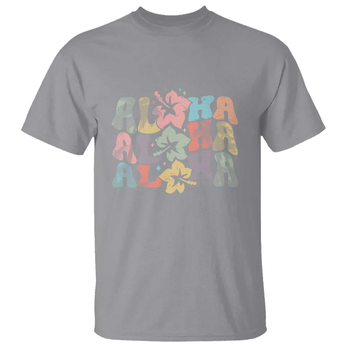 Aloha T Shirt Hawaiian Hawaii Trip Family Vacation Hibiscus Flowers - Wonder Print Shop
