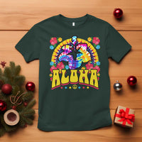 Hawaii Family Vacation T Shirt Tie Dye Groovy Hibicus Flower Beach Vacay Hawaiian Christmas - Wonder Print Shop