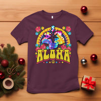 Hawaii Family Vacation T Shirt Tie Dye Groovy Hibicus Flower Beach Vacay Hawaiian Christmas - Wonder Print Shop
