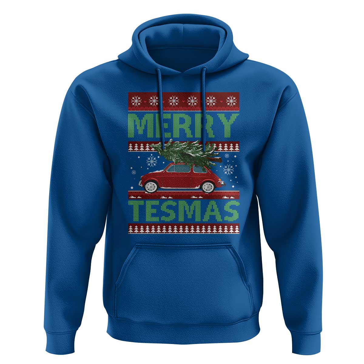 Funny Christmas Truck Hoodie Merry Tesmas Cybertruck Futuristic Car Ugly Sweater