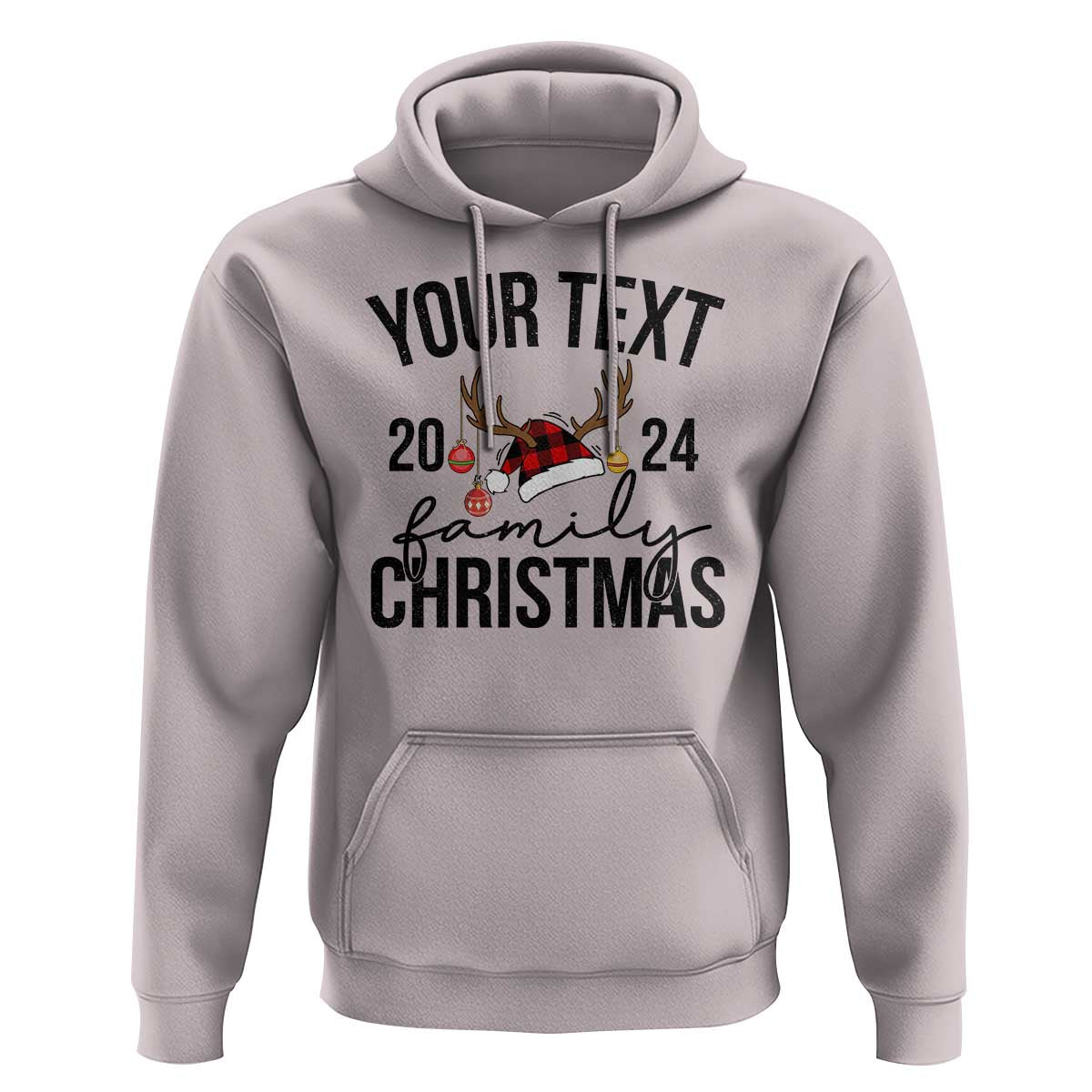 Personalized Matching Family Christmas Hoodie Custom Name Xmas Gift TS10