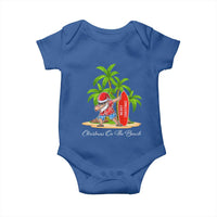 Hawaiian Christmas Santa Baby Onesie Christmas On The Beach Vacation