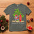Hawaiian Christmas Santa T Shirt Christmas On The Beach Vacation - Wonder Print Shop