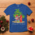 Hawaiian Christmas Santa T Shirt Christmas On The Beach Vacation - Wonder Print Shop