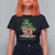 Hawaiian Christmas Santa T Shirt For Women Christmas On The Beach Vacation - Wonder Print Shop