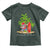 Hawaiian Christmas Santa Toddler T Shirt Christmas On The Beach Vacation