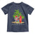 Hawaiian Christmas Santa Toddler T Shirt Christmas On The Beach Vacation