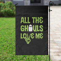 Halloween Skeleton Boo Ghost Cute Costume Garden Flag Funny All The Ghouls Love Me Shirt Boys Toddler Girls Kids Youth - Wonder Print Shop