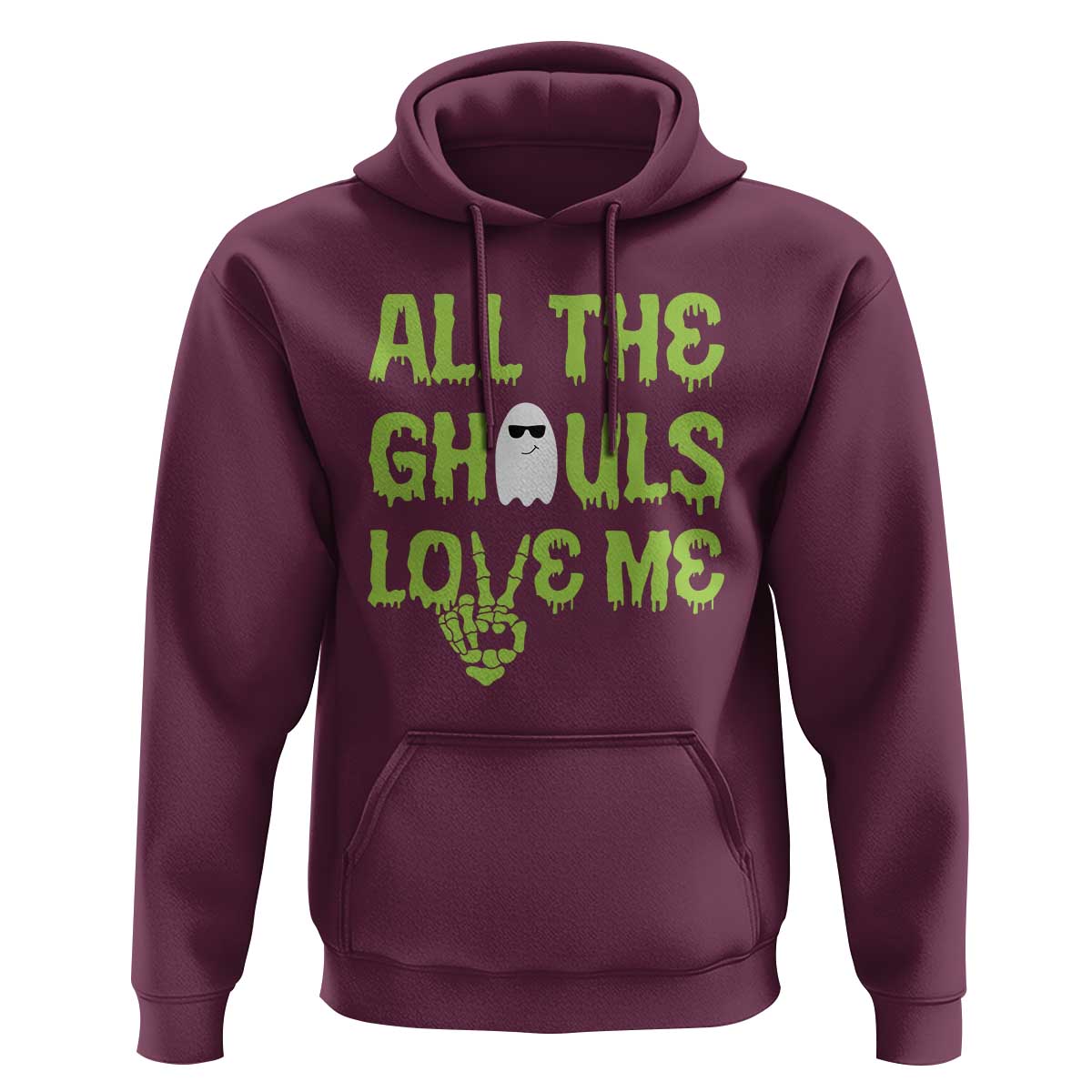Halloween Skeleton Boo Ghost Cute Costume Hoodie Funny All The Ghouls Love Me Shirt Boys Toddler Girls Kids Youth
