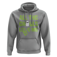 Halloween Skeleton Boo Ghost Cute Costume Hoodie Funny All The Ghouls Love Me Shirt Boys Toddler Girls Kids Youth