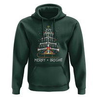 Christmas Radiology Hoodie Merry and Bright Dancing Skeleton Xmas Tree Rad Tech Gift