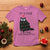 Funny Christmas Cat T Shirt It's Fine I'm Fine Everything Is Fine Meowy Catmas Xmas - Wonder Print Shop