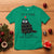Funny Christmas Cat T Shirt It's Fine I'm Fine Everything Is Fine Meowy Catmas Xmas - Wonder Print Shop