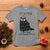 Funny Christmas Cat T Shirt It's Fine I'm Fine Everything Is Fine Meowy Catmas Xmas - Wonder Print Shop