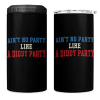 Aint No Party Like A Diddy Party 4 in 1 Can Cooler Tumbler Slimy Font Vintage - Wonder Print Shop
