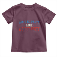 Aint No Party Like A Diddy Party Toddler T Shirt Slimy Font Vintage - Wonder Print Shop