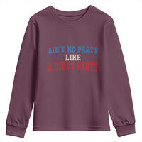 Aint No Party Like A Diddy Party Youth Sweatshirt Slimy Font Vintage - Wonder Print Shop