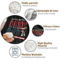 Aint No Party Like A Diddy Party Throw Blanket - Wonder Print Shop