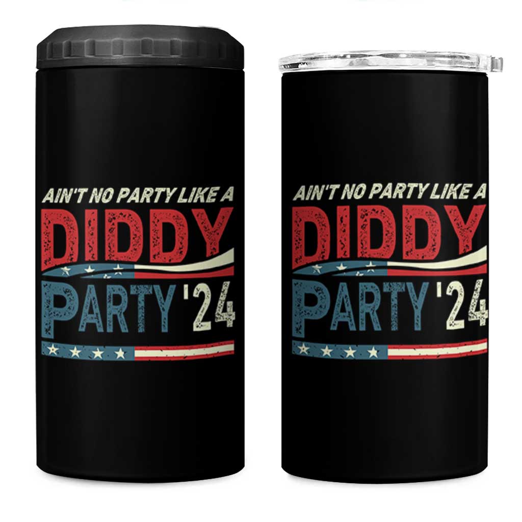 Aint No Party Like A Diddy Party 4 in 1 Can Cooler Tumbler - Wonder Print Shop