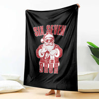 Six Seven Bruh Funny Christmas Throw Blanket Santa 67 Meme Teens Boys Kids Xmas Pajamas - Wonder Print Shop