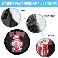 Six Seven Bruh Funny Christmas Spare Tire Cover Santa 67 Meme Teens Boys Kids Xmas Pajamas - Wonder Print Shop