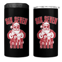 Six Seven Bruh Funny Christmas 4 in 1 Can Cooler Tumbler Santa 67 Meme Teens Boys Kids Xmas Pajamas - Wonder Print Shop
