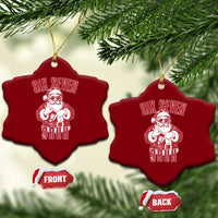 Six Seven Bruh Funny Christmas Ceramic Ornament Santa 67 Meme Teens Boys Kids Xmas Pajamas - Wonder Print Shop