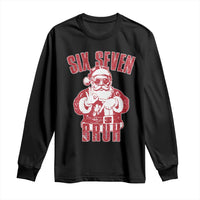 Six Seven Bruh Funny Christmas Long Sleeve Shirt Santa 67 Meme Teens Boys Kids Xmas Pajamas - Wonder Print Shop