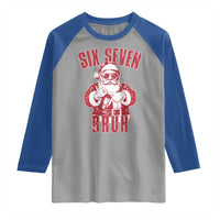 Six Seven Bruh Funny Christmas Raglan Shirt Santa 67 Meme Teens Boys Kids Xmas Pajamas - Wonder Print Shop