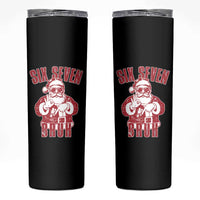 Six Seven Bruh Funny Christmas Skinny Tumbler Santa 67 Meme Teens Boys Kids Xmas Pajamas - Wonder Print Shop